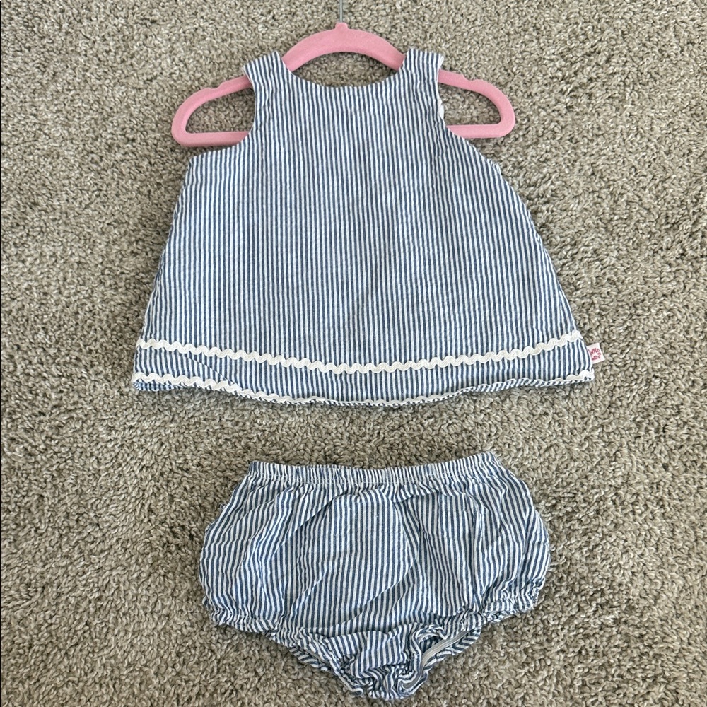 Ruffle Butts Ric Rac Swing Top and Bloomer Set